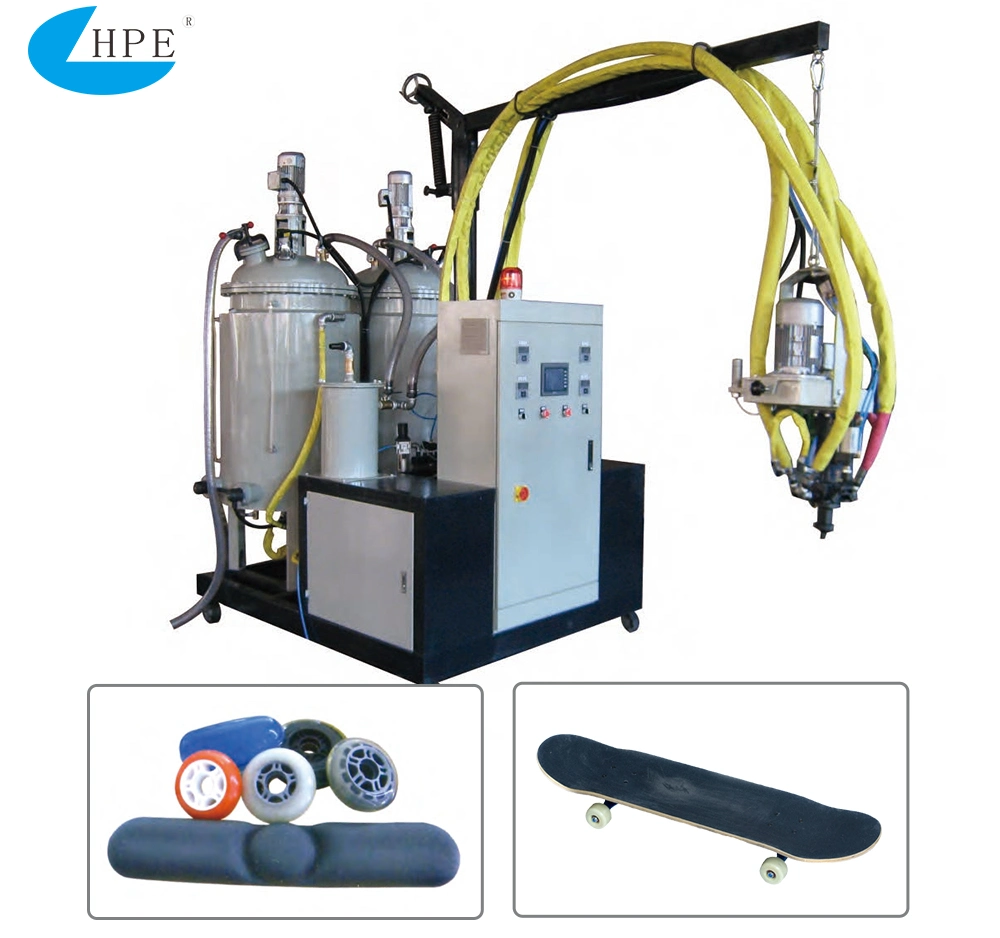 Middle Temperature Polyurethane PU Elastomer Casting Machine for Skateboard Wheel Making